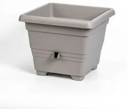 Plastia Samozavlažovací kvetináč Bergamot, sv. sivá, 60 x 60