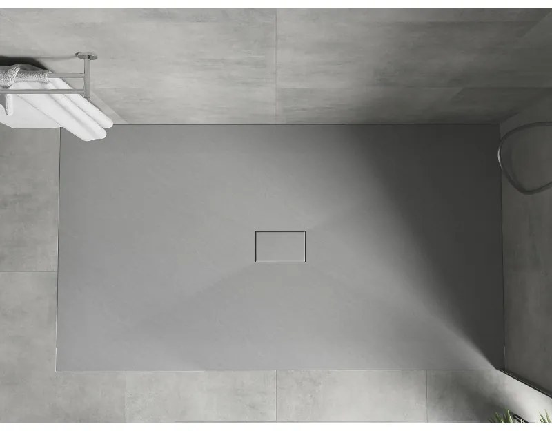 Mexen Hugo, SMC obdĺžniková sprchová vanička 200 x 100 cm, šedá, 42611020