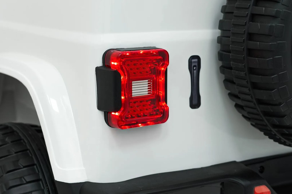Ramiz Jeep Wrangler Rubicon LIFT elektrické autíčko pre deti biele