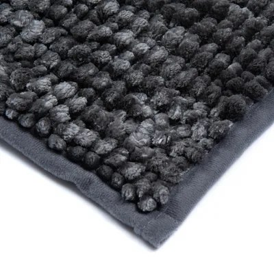 Kúpeľňový koberček CHENILLE, tmavosivý 60x90 cm