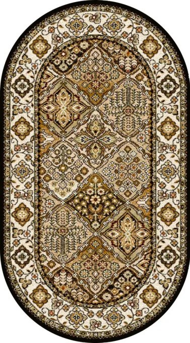 Koberec Agnella Standard Bergenia olivový ovál