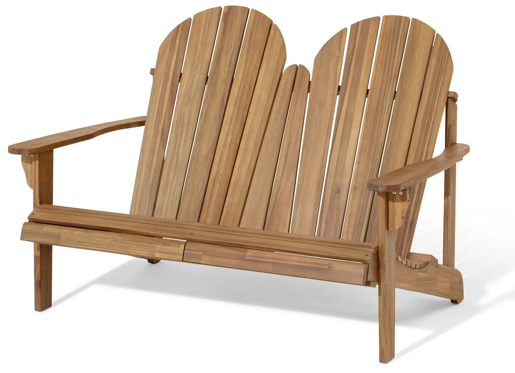 Adirondack dvojité relaxačné kreslo s vyťahovacou opierkou nôh