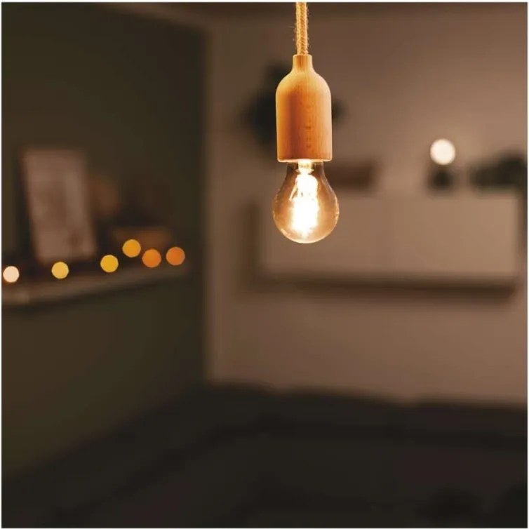 LED žiarovka DECO dymová A60 teplá biela