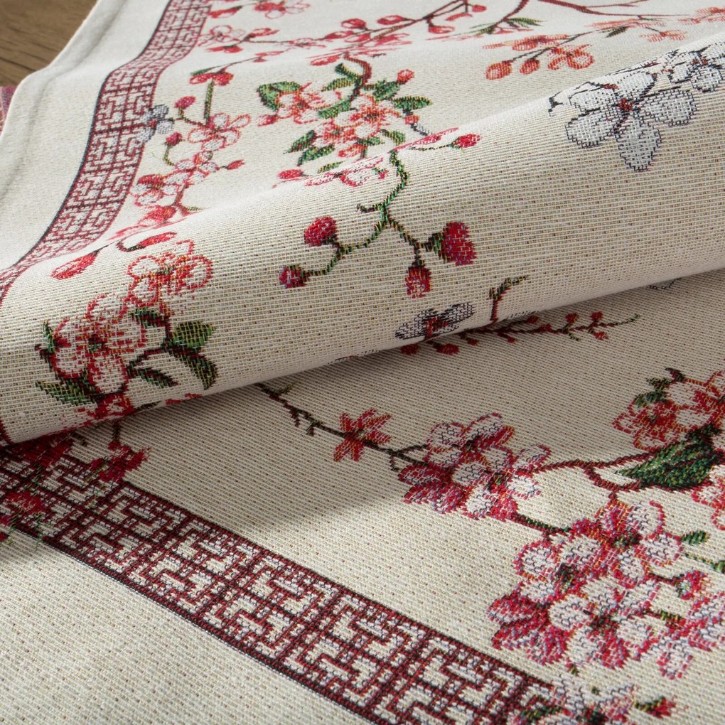 GOBELÍNOVÝ BEHÚŇ NA STÔL THAI 40X100 CM VZOROVANÝ