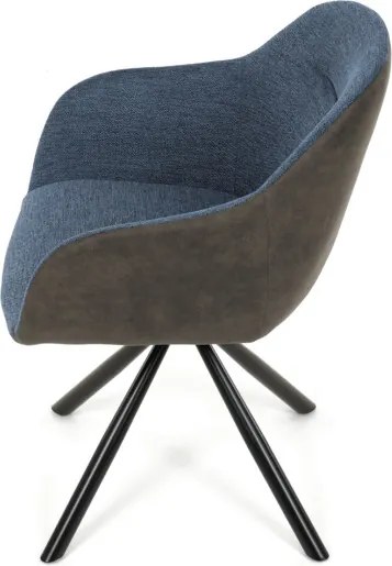 Jedálenská stolička modrá DCH-Y1143 BLUE2