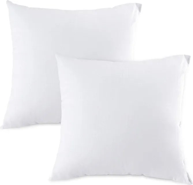 ECOMATRACE DEKORATÍVNY VANKÚŠ BIELY