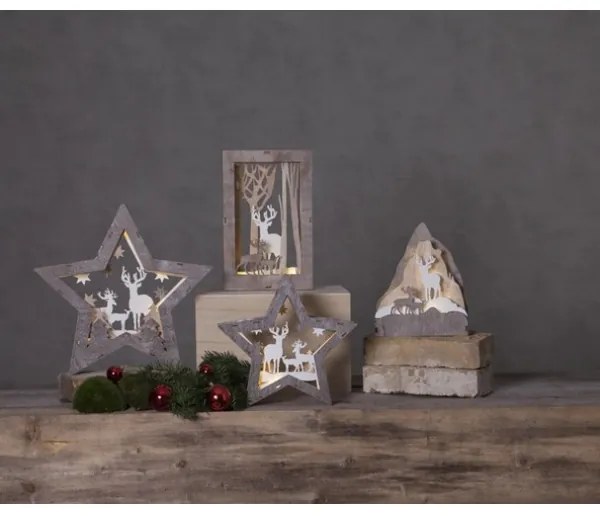 Eglo 410414 - LED Vianočná dekorácia FAUNA 10xLED/0,03W/2xAA