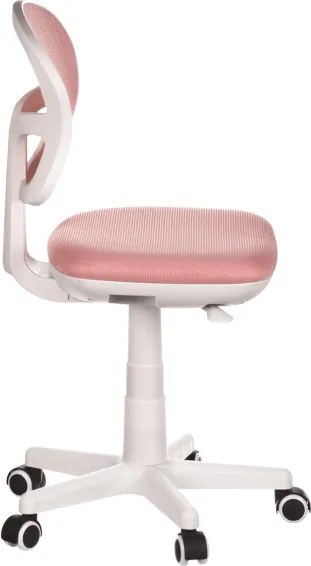 Detská otočná stolička ružová KA-C801 PINK