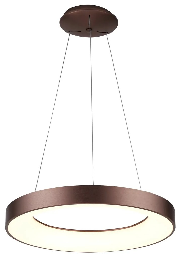 Moderný luster Santana 60 Cct medená + diaľkové ovládanie
