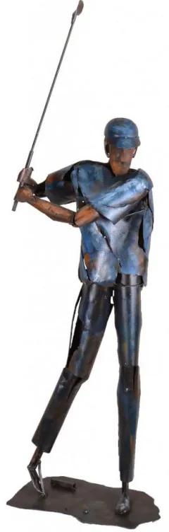 Kovová socha golfista SP 1736, 83cm