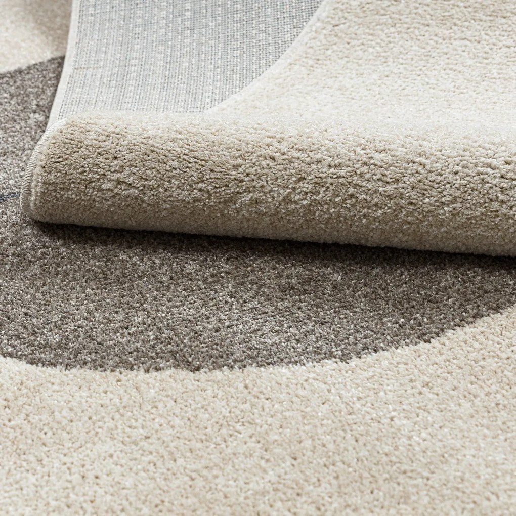 Dywany Łuszczów, Kusový koberec Fusion 0808 cream/l. beige, 240x330, béžová, kancelária