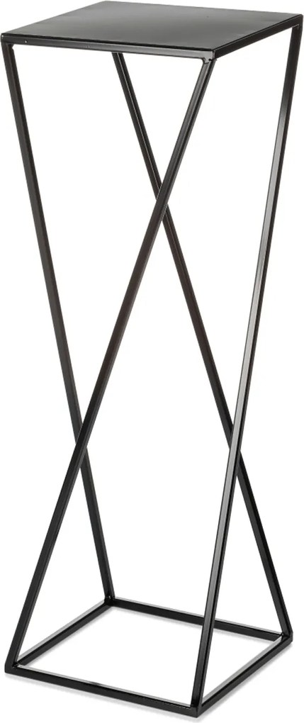 STOJAN NA KVETINÁČ LOFT4 70X24X24 CM ČIERNA