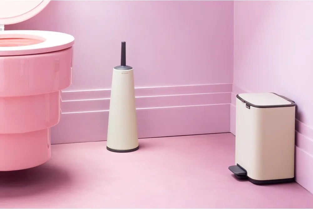 Béžový pedálový oceľový odpadkový kôš 4 l Bo – Brabantia