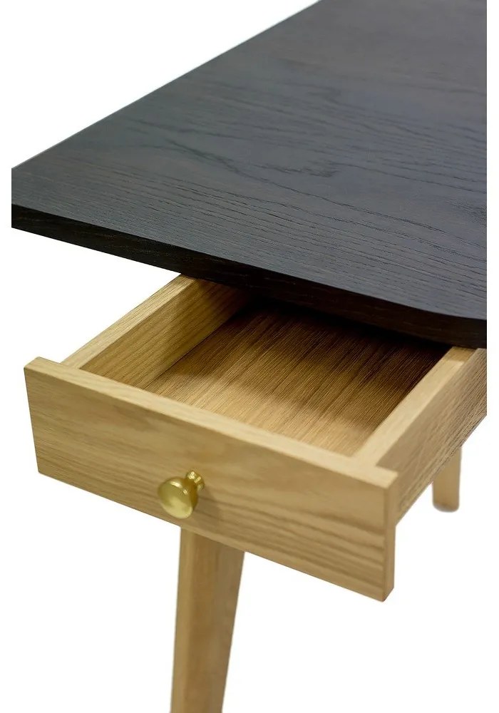 Pracovný stôl v dekore duba 70x140 cm Nice – Woodman