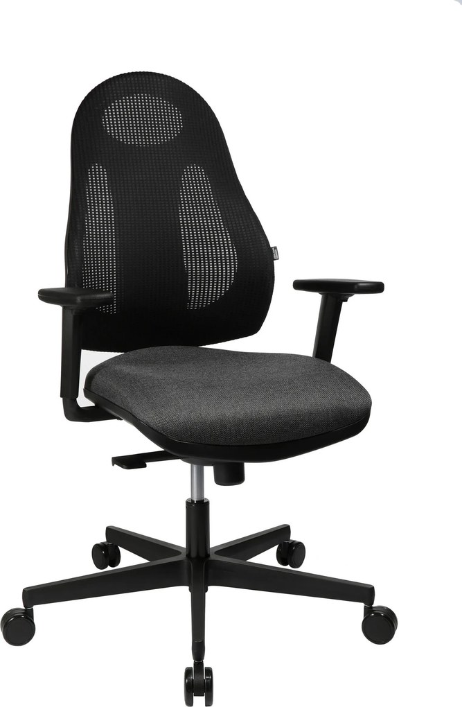 XXXLutz OTOČNÁ STOLIČKA, sieťovina, antracitová, čierna Dieter Knoll - Online Only kancelárie - 001319006804
