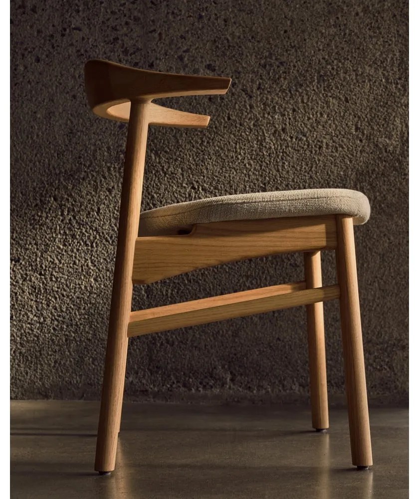 Béžová/v prírodnej farbe jedálenské stoličky Timons – Kave Home