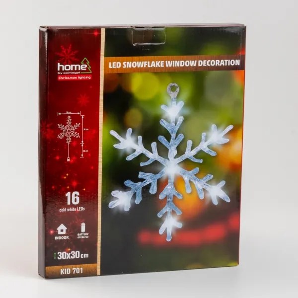Dekorácia do okna 8xLED/3xAA
