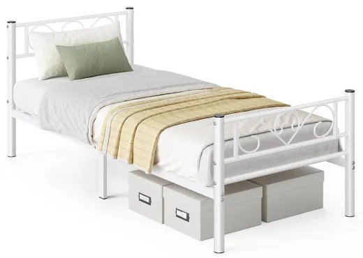Kovová posteľ 90 cm RMB062W01