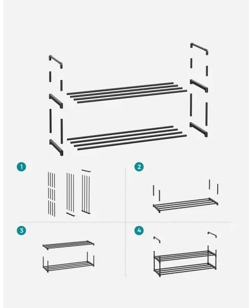 Botník ALVORO čierna
