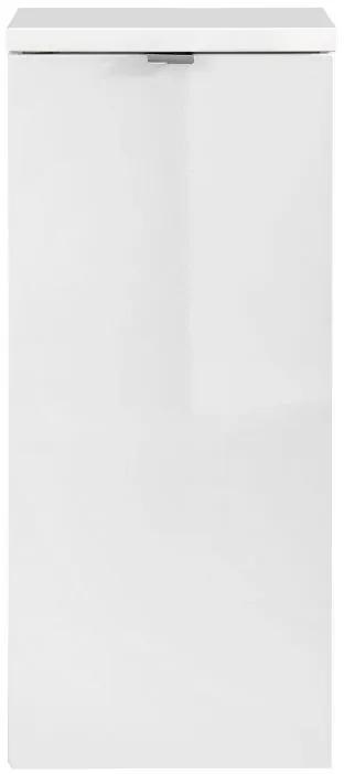 Kúpeľňová skrinka CMD CAPRI WHITE 811 dub craft/biela/biely lesk