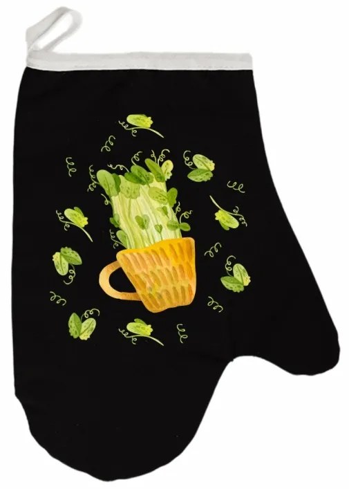 Kuchynská rukavica Gardenia EMI, čierna