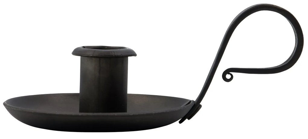 House Doctor Kovový svietnik Grab Black
