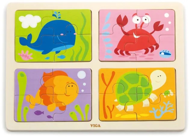 Puzzle na podstavci 4v1 Viga 50190 more