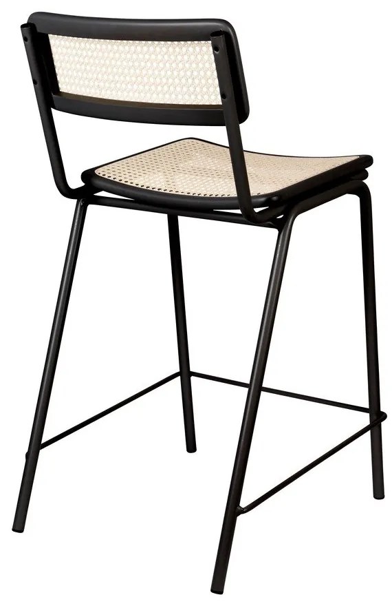 Čierne/v prírodnej farbe barové stoličky v súprave 2 ks 93,5 cm Jort - Zuiver