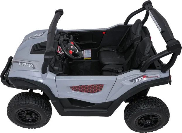 Elektrické autíčko Buggy Gravity 4x4 sivé