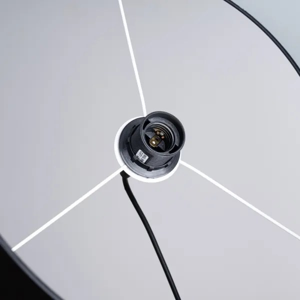 Sollux SL.1406 - Luster na lanku NOVA 1xE27/15W/230V pr. 40 cm čierna