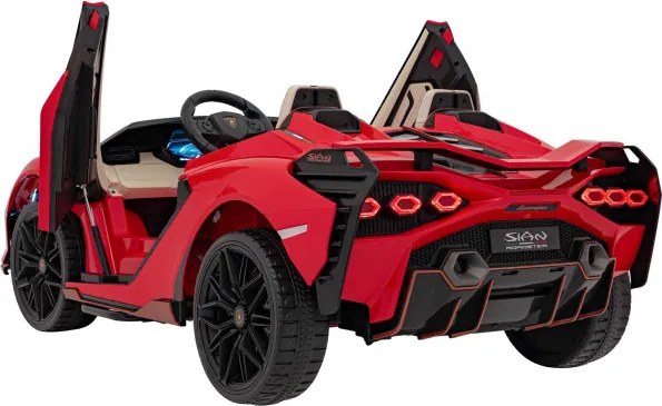 Elektrické autíčko Lamborghini SIAN červené