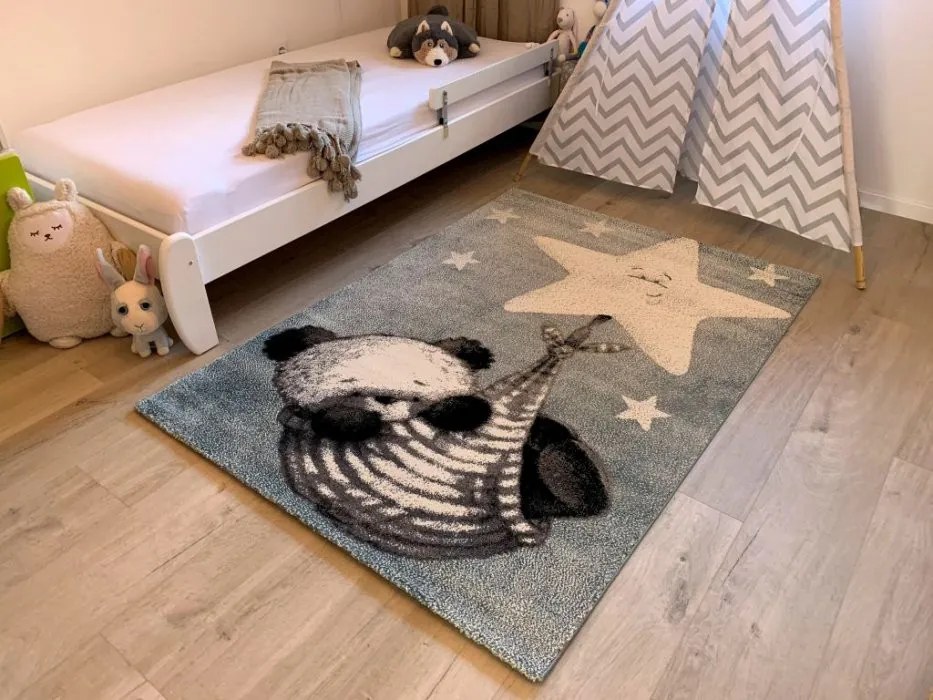 Vopi, Detský koberec Kiddo A1083 blue, 160x230, modrá, detská izba