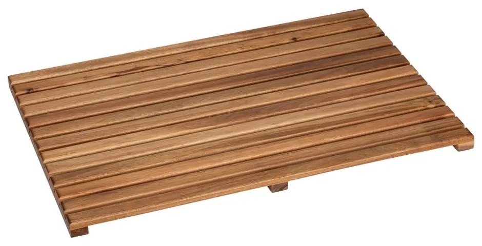 Drevená kúpeľňová predložka v prírodnej farbe 40x60 cm Acacia – Wenko