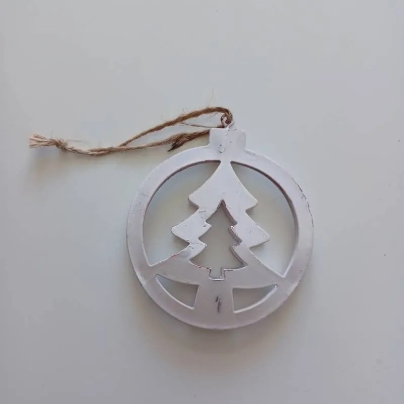 DECOLED Kovová vianočná závesná ozdoba s patinou