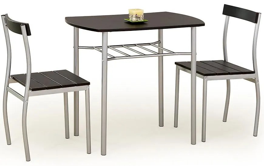 Jedálenská zostava Lance 1+2 82x50 wenge