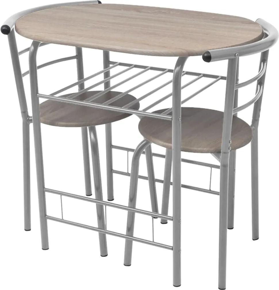 243002 Edco Raňajkový set - barový stôl a stoličky, MDF | BIANO