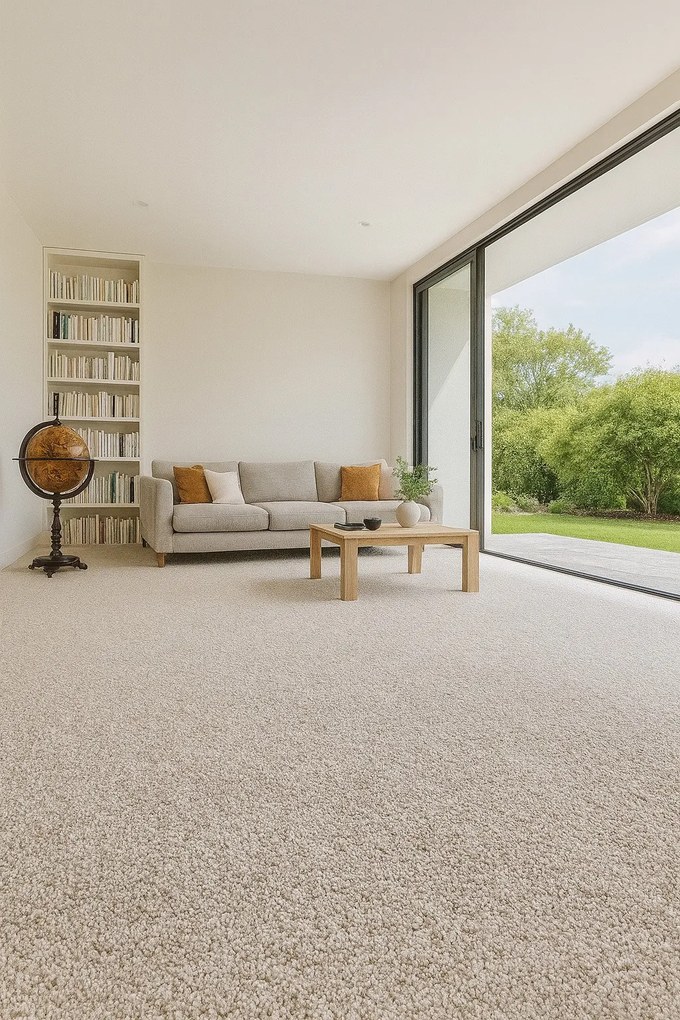 Vopi, Koberec metráž Capri Lux cream - neúčtujeme odrezky z role, na mieru, šíře 1,33m,1m,2m,3m,4m,na mieru, neúčtujeme odrezky, béžová, filc, chodba / predsieň