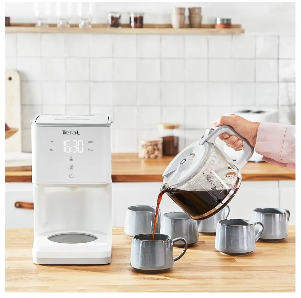Biely kávovar na filtrovanú kávu Sense CM693110 – Tefal