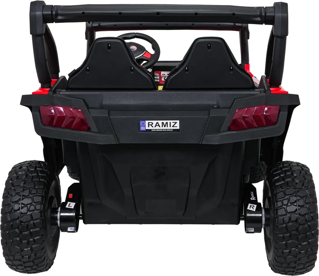 Ramiz Elektrická bugina Gravity pre deti červená + pohon 4x4 + diaľkové ovládanie