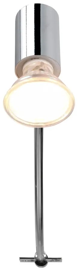 Nástenné svietidlo v lesklej striebornej farbe (dĺžka 34 cm) Giada - Trio