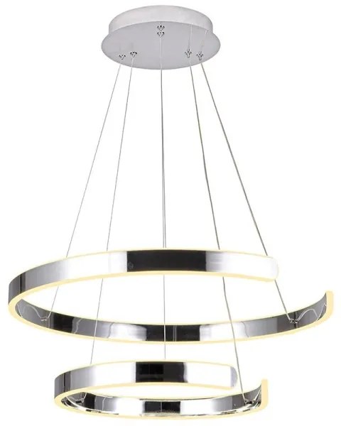 LED Stmievateľný luster na lanku LED/120W/230V 3000-6500K + diaľkové ovládanie