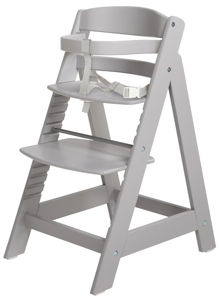 roba Detská drevená vysoká jedálenská stolička Sit Up (sivá)  (100306933)