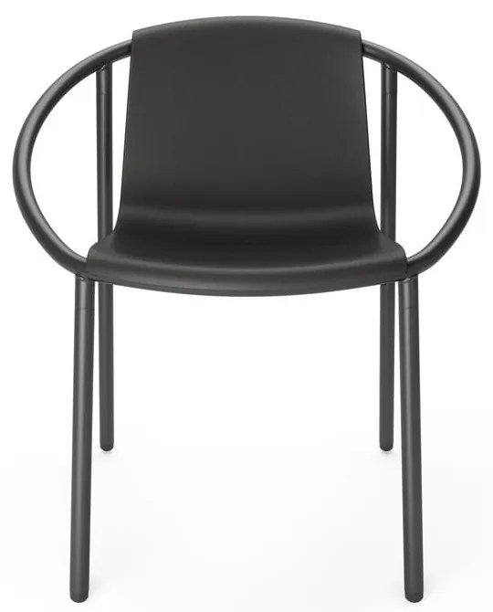 Čierna jedálenská stolička Ringo - Umbra