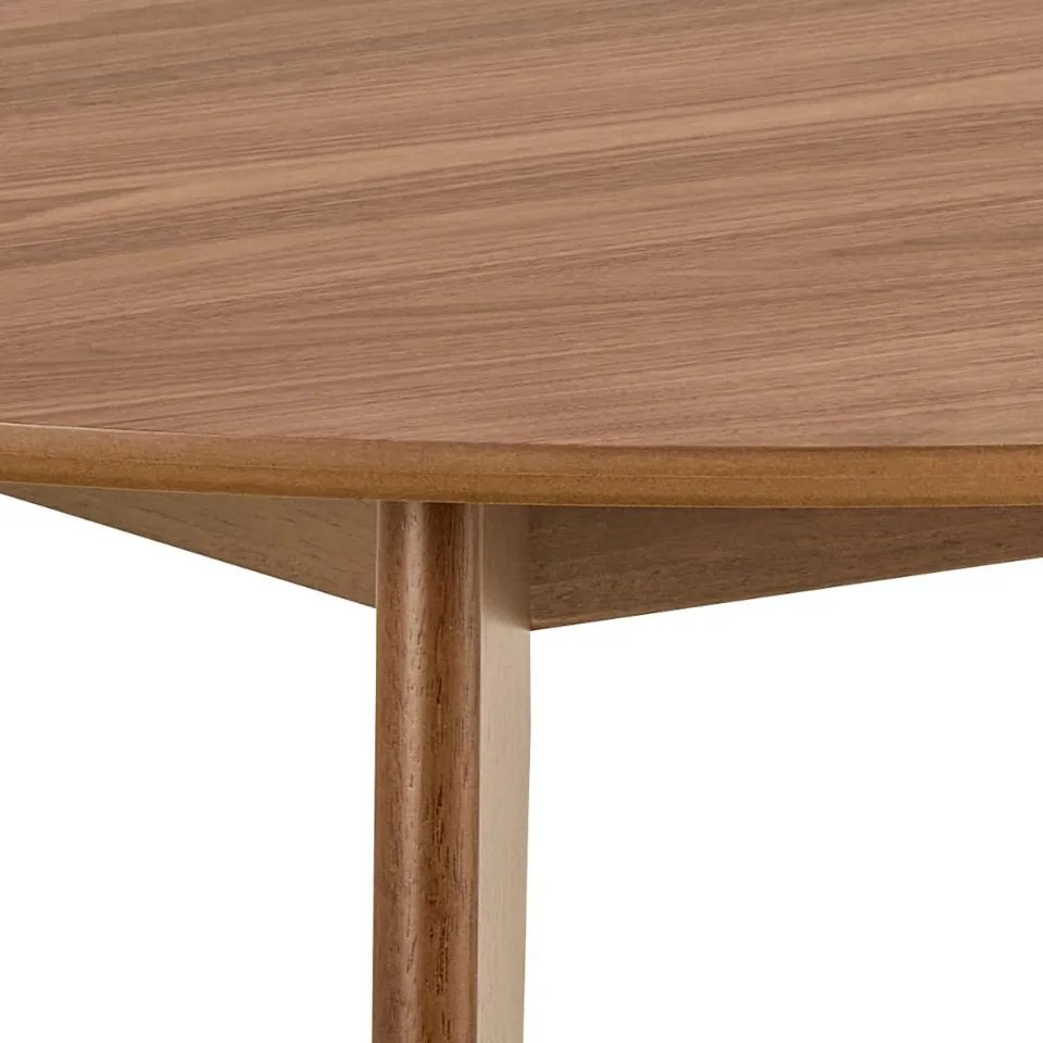 Okrúhly jedálenský stôl Roxby 120 cm orech