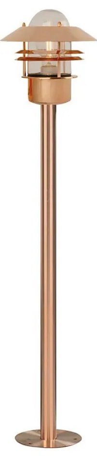 Nordlux - Vonkajšia lampa BLOKHUS 1xE27/60W/230V IP54 medená