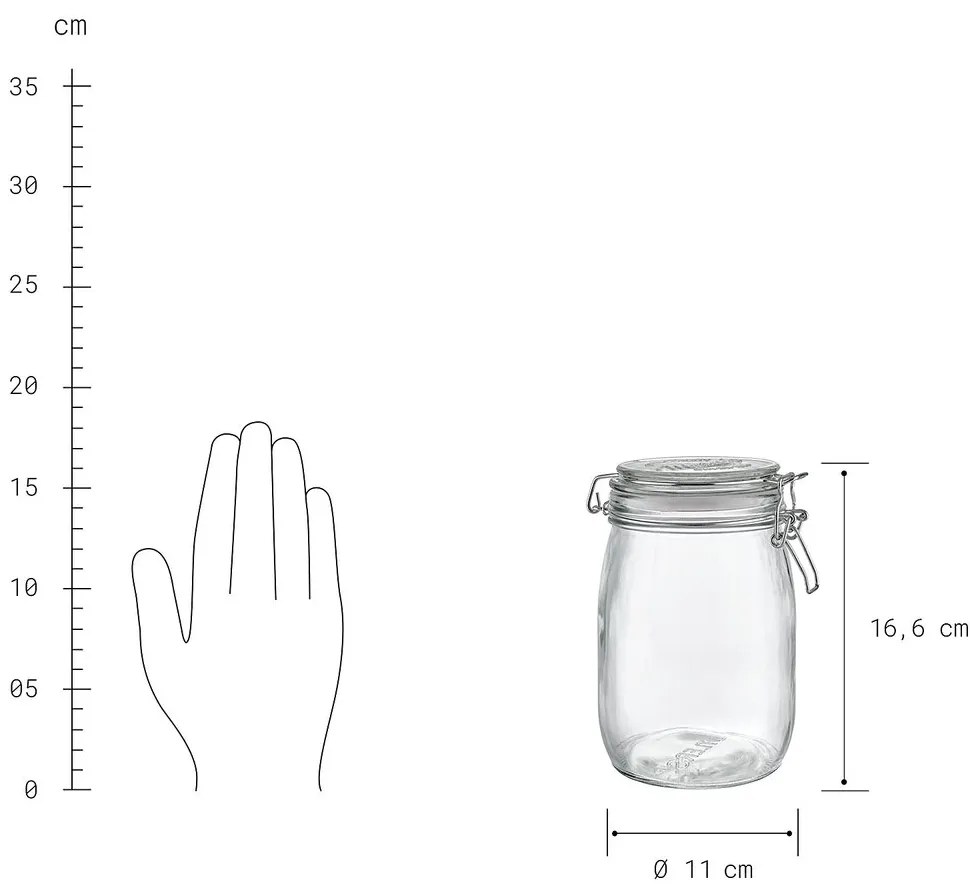 MASON'S Zaváraci pohár 1000 ml