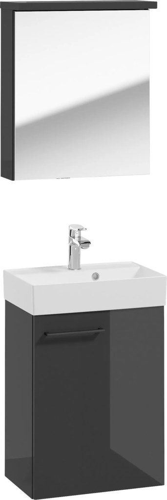 XXXLutz HOSŤOVSKÁ KÚPEĽŇA, antracitová, 50 cm MID.YOU - Online Only kúpeľne - 000838003702