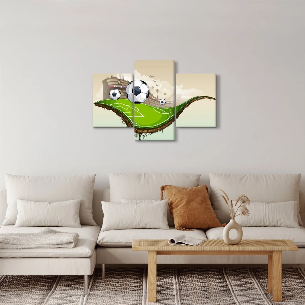 Obraz - Futbalové ihrisko (90x60 cm)