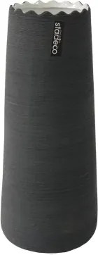 Váza Greta 30 cm, šedá matná%