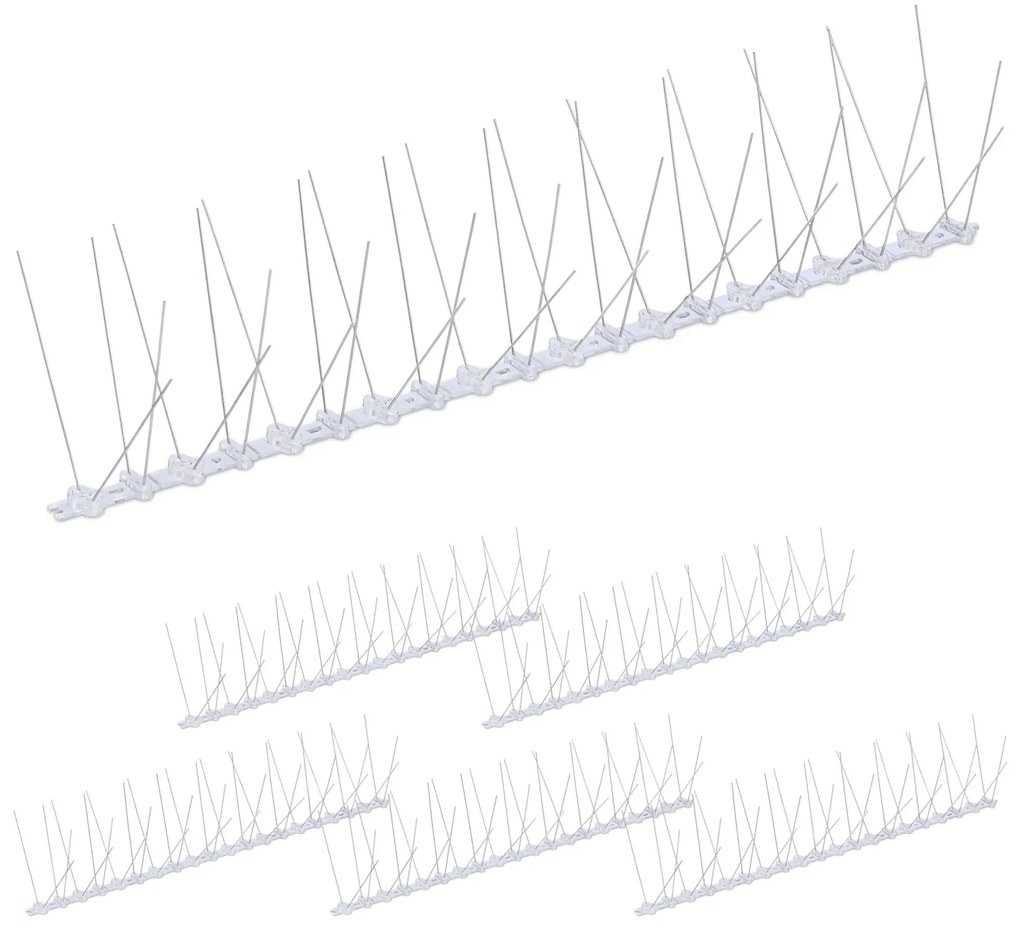 Ochranné hroty na odplašenie holubov, RD46990, 6 ks